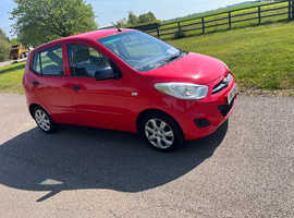 Hyundai i10, 2011 (61) Red Hatchback, Manual Petrol, 59,000 miles