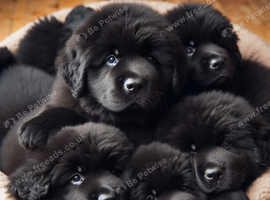 Heart-Melting Newfoundland Puppies