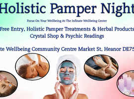 Holistic Pamper Night 24/02/2024 17.00-20.00pm