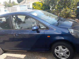Honda Jazz, 2003 (53) Blue Hatchback, Manual Petrol, 92,000 miles
