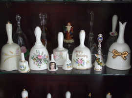 BELLS , CHINA , GLASS , Porcelain , METAL, ceramic