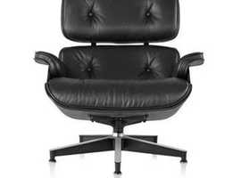 Iconic Mid-Century Eames Lounge Chair & Ottoman