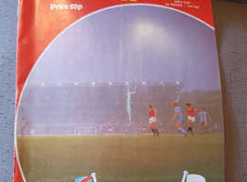 Man utd UEFA cup 1980/81 programme