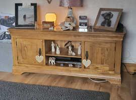 Second hand deals oak tv unit