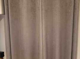 Silver curtains 2 sets