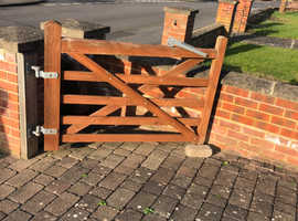 Wooden Ranch style gates