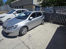 Peugeot 308, 2015 (15) Silver Hatchback, Manual Diesel, 106,600 miles
