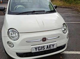 Fiat 500, 2015 (15) White Hatchback, Manual Petrol, 72,824 miles