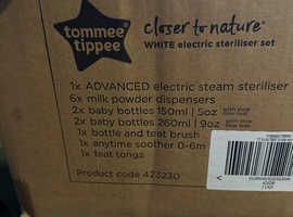 Brand new Tommy tippee electric steriliser