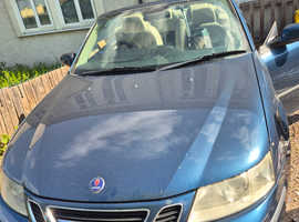 Saab 9-3, 2006 (06) Blue Convertible, Manual Petrol, 121,490 miles