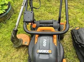 Cordless mower and strimmer