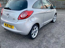 Ford Ka, 2016 (16) Silver Hatchback, Manual Petrol, 55,000 miles