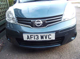 Nissan Note, 2013 (13) Blue MPV, Manual Diesel, 66,852 miles