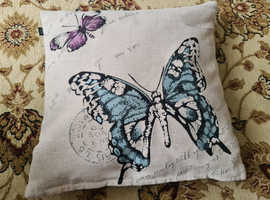 Cushion with butterflies on