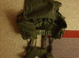 Original & vintage British army grade military webbing pouches+ etc