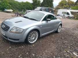 Audi TT, 2003 (52) Silver Coupe, Manual Petrol, 169,746 miles