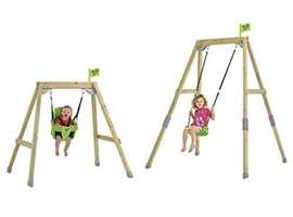 Growable Acorn Children's Wooden Garden Swing. New