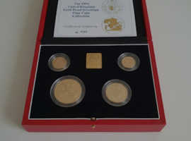 1994 UK Gold Proof Sovereign 4 Coin Set with Certificate No. 0146