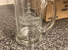 Beer glass pack of 6 pedigree glass