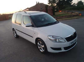 Skoda Roomster, 2012 (12) White Estate, Manual Petrol, 76,000 miles