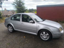 Volkswagen Bora, 2002 (52) Silver Saloon, Manual Diesel, 107k miles
