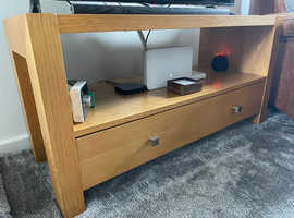 Used Harvey's oak tv stand