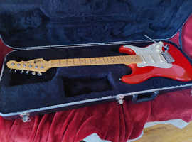 RED G&L STRATOCASTER USA LEGACY