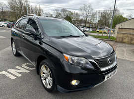 Lexus Rx, 2011 (61) Black Estate, Cvt Petrol Hybrid, 165,021 miles