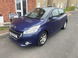 Peugeot 208, 2013 (13) Blue Hatchback, Manual Diesel, 129,000 miles