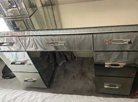Open to offers large mirror dressing table from next