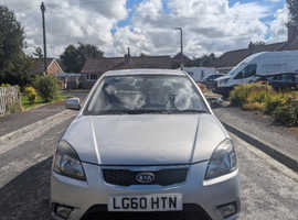 Kia Rio, 2010 (60) Silver Hatchback, Manual Petrol, 100,129 miles