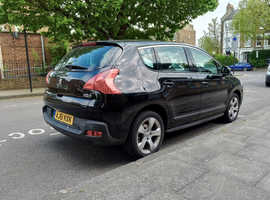 Peugeot 3008, 2012 (61) Black Hatchback, Manual Petrol, 103,375 miles