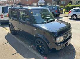 Nissan Cube, 2007 (57) Black Estate, Automatic Petrol, 72,000 miles