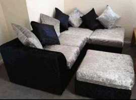 **   **Smart Living Brand New Corner Seating - 3 & 2 Seater Sofa with Footstool