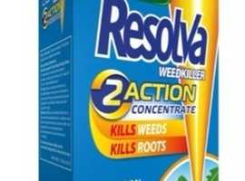 Resolva Weedkiller 2 Action Concentrate Garden Weed killer 250ml Kills The Roots