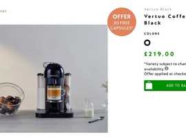 Nespresso - Vertuo coffee machine