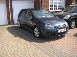 (2008) VW GOLF GT 2.0 SPORT TDI (140) MET/BLUE 5 DOOR ONE OWNER 98000 MILES FSH IMMACULATE