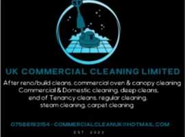 COMMERCIAL CLEANING NEW YEAR DISCOUNTS ON NOW LIMITED TIME! UK COMMERCIAL CLEANING LIMITED