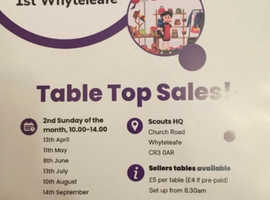Table top sale