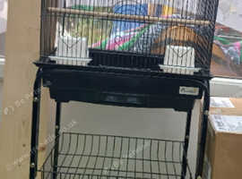 Bird cage with stand