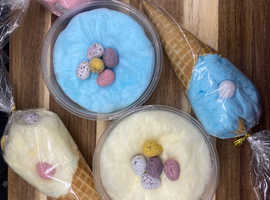Candy floss Easter gift