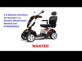 Mobility scooter s and electric wheelchairs wanted