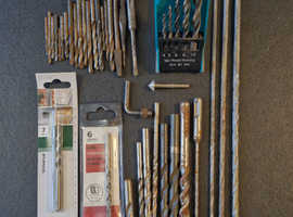 Drill bits. Selection of over 30 bits.