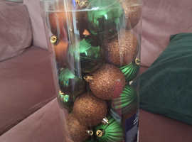 Brand new christnas tree baubles