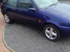 Ford Fiesta, 1998 (S) Blue Hatchback, Manual Petrol, 82,265 miles