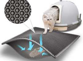 Cat litter mat gif litter tray