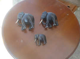 Vintage wooden Elephants