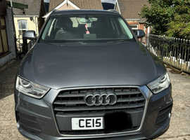 Audi Q3, 2015 (15) Grey Estate, Semi auto Diesel, 95,000 miles