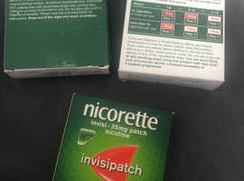 Nicorette invisipatch 25mg 3 boxes