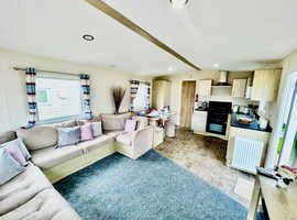 3 bedroom static caravan for sale in Clacton on Sea double glazed central heating 3495 site fees essex holiday home mobile